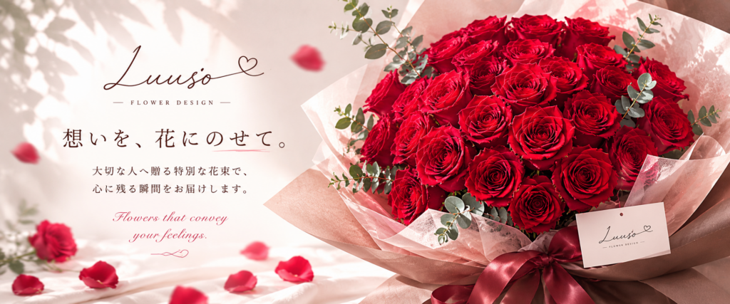 プロポーズ大作戦|たつの市の花屋 Luuso
